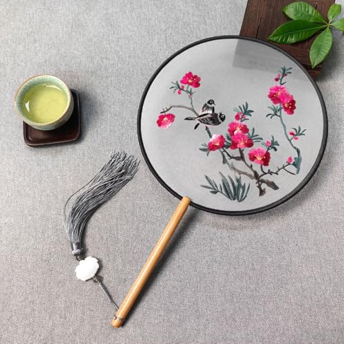 CRRHSADEP Alter Stil Fan Suzhou doppelseitige Stickerei Gruppe Fan Tanz spezielle chinesische Stil Hanfu qipao klassische runde Fan Sommer Fan CRRHSADEP Alter Stil Fan Suzhou doppelseitige Stickerei Gruppe Fan Tanz spezielle chinesische Stil Hanfu qipao klassische runde Fan Sommer Fan von CRRHSADEP