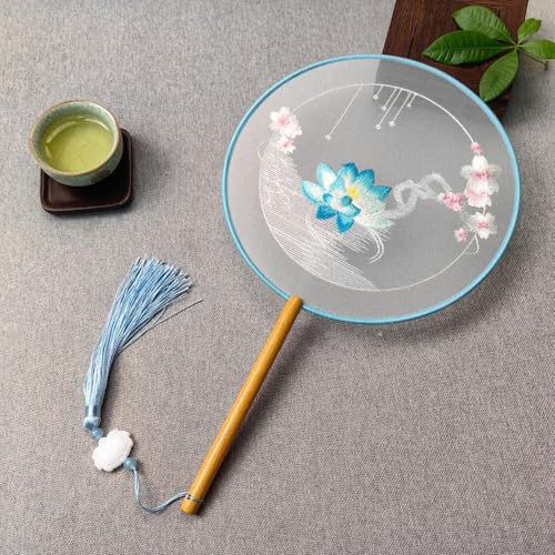 CRRHSADEP Alter Stil Fan Suzhou doppelseitige Stickerei Gruppe Fan Tanz spezielle chinesische Stil Hanfu qipao klassische runde Fan Sommer Fan CRRHSADEP Alter Stil Fan Suzhou doppelseitige Stickerei Gruppe Fan Tanz spezielle chinesische Stil Hanfu qipao klassische runde Fan Sommer Fan von CRRHSADEP