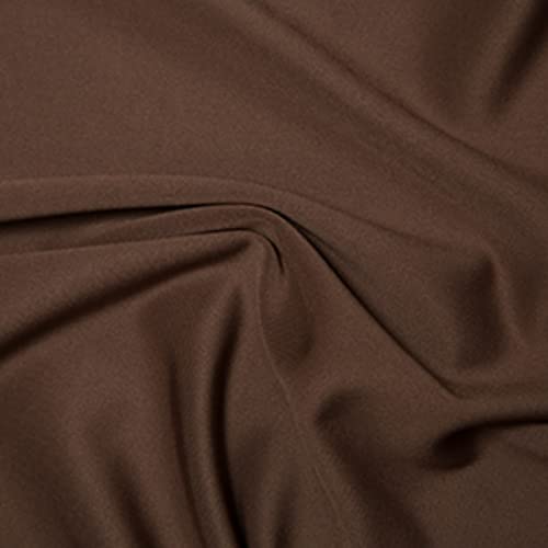 CRS Fur Fabrics 5056653803852 Scuba Jersey-Strick-Stretch-Spandex-Stoff – Taupe, 1 m, 100 cm x 150 cm, Polyester, 1Mtr 100cm x 150cm von CRS Fur Fabrics
