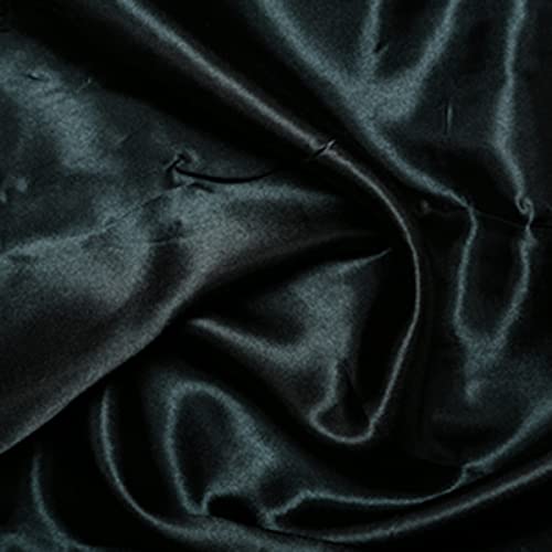 CRS Fur Fabrics 5056653803913 Seidiger Braut-Satin-Stoff – Flasche, 1 m, 100 cm x 150 cm, Polyester, Flaschengrün, 1Mtr 100cm x 150cm von CRS Fur Fabrics