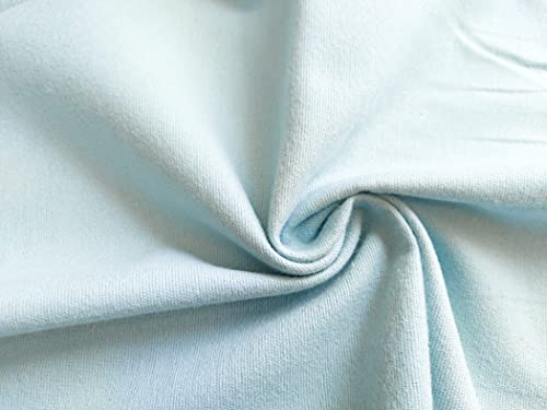 CRS Fur Fabrics 5056653813134, Blau Baumwoll-Flanellstoff, gebürstet, 1 m, 140 cm x 100 cm, 1Mtr 140cm x 100cm von CRS Fur Fabrics