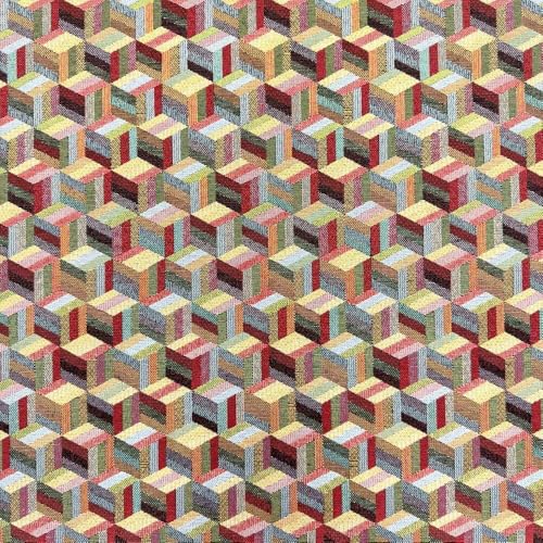 CRS Fur Fabrics TAPESTRY-PORTO-1MTR Gewebter Baumwollstoff für Tapisserie, Polsterstoff, Porto, 1 m, Polybaumwolle, mehrfarbig, 1MTR 138cm x 100cm CRS Fur Fabrics TAPESTRY-PORTO-1MTR Gewebter Baumwollstoff für Tapisserie, Polsterstoff, Porto, 1 m, Polybaumwolle, mehrfarbig, 1MTR 138cm x 100cm von CRS Fur Fabrics
