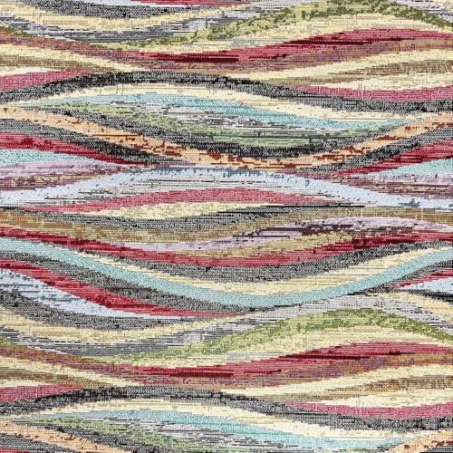 CRS Fur Fabrics TAPESTRY-WAVES-1MTR Gewebter Baumwollstoff, Tapisseriestoff, Polsterstoff, Wellen, 1 m, Polybaumwolle, mehrfarbig, 1MTR 138cm x 100cm CRS Fur Fabrics TAPESTRY-WAVES-1MTR Gewebter Baumwollstoff, Tapisseriestoff, Polsterstoff, Wellen, 1 m, Polybaumwolle, mehrfarbig, 1MTR 138cm x 100cm von CRS Fur Fabrics