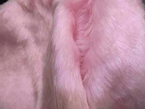 Einfarbig Spass Fellimitat Gewebematerial Hellrosa Blüten - Rosa, 1Mtr - 150cmx100cm Einfarbig Spass Fellimitat Gewebematerial Hellrosa Blüten - Rosa, 1Mtr - 150cmx100cm von CRS Fur Fabrics
