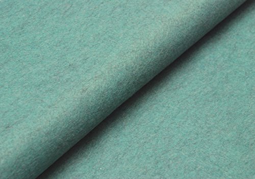 Handwerk Wolle/Viskose Filz Stoff Material – Marl Jade V18 von CRS Fur Fabrics