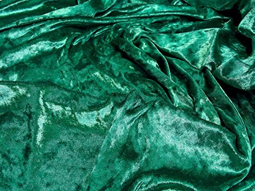 Pannesamt Velour Gewebematerial - Smaragdgrün - Grün, 1Mtr - 150cmx100cm Pannesamt Velour Gewebematerial - Smaragdgrün - Grün, 1Mtr - 150cmx100cm von CRS Fur Fabrics