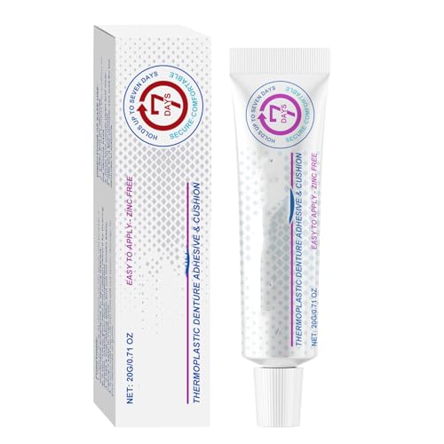 Adheza Dental Adhesive, Adheza Thermoplastic Adhesive, AdhezaDenture Fixative, Thermoplastic DentureAdhesive, DentureAdhesive - Strong Hold Denture AdhesiveCream (1PC) von CRTZHA