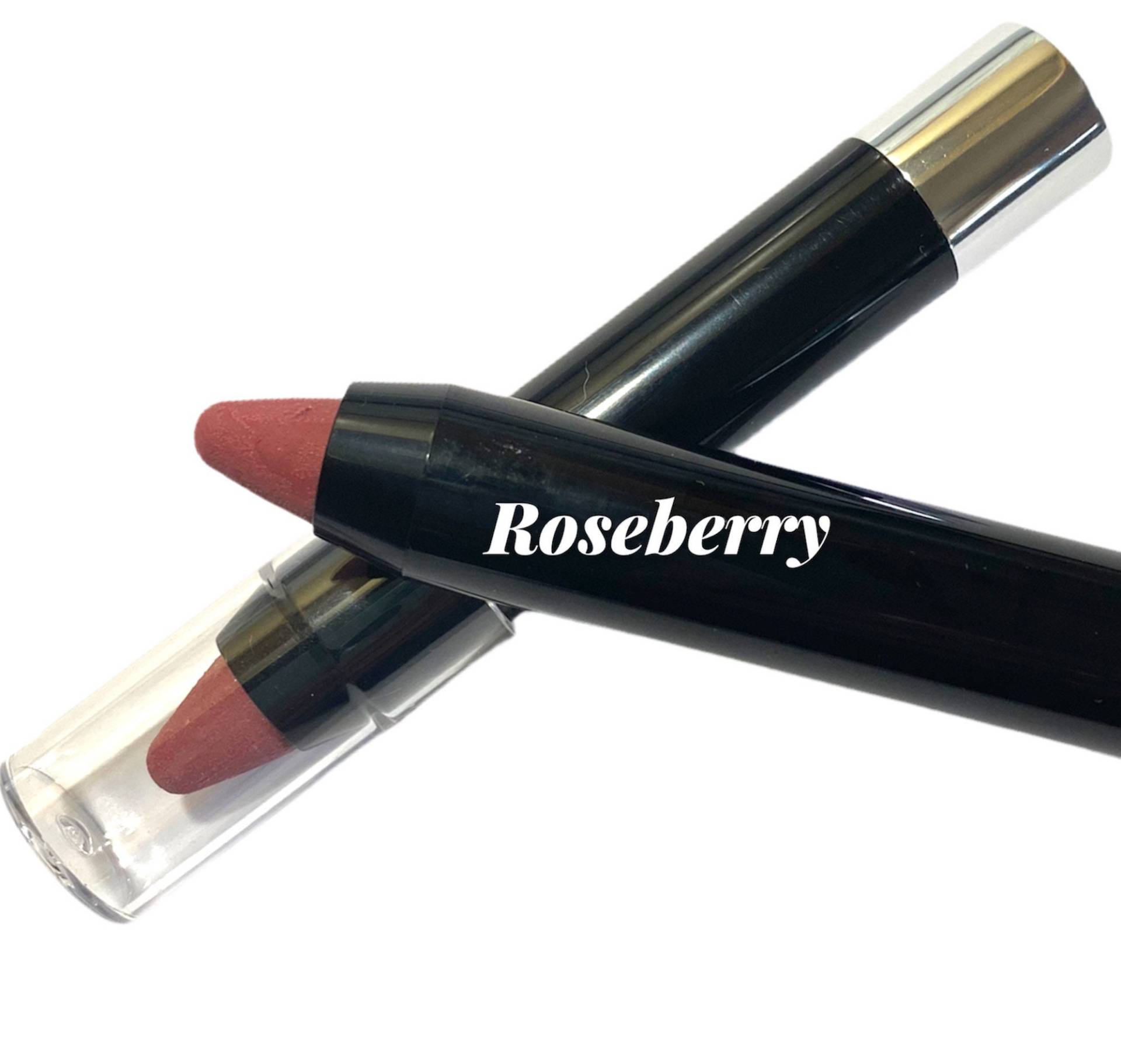 Roseberry - Beere Rote Himbeere Lip Crayon Creme Twist Up Tube Pigmentierte Farbe Vitamin Reich Üppige Reiche Natürliche Vegan von CRUSHCOSMETICS