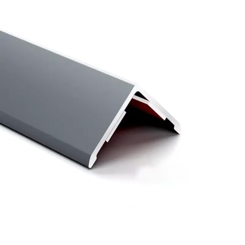 Protezione angolare per pareti, Corner Anti-Kollision Strip Edge Protection Strip Aluminum Alloy L-shaped Corner Protector(Style 2,L 2m/6.5ft) von CRYSEU