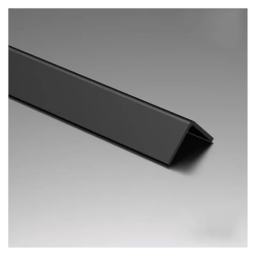 Protezione angolare per pareti, Furniture Edge Trims, PVC Edge Protection Streifen, Self-adhesive Corner Edge Banding, Safety Edges and Corner Protectors(Black,2.5x80cm/1x31in) von CRYSEU