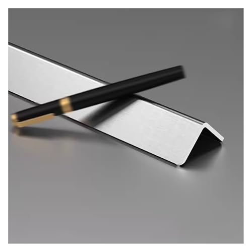 Protezione angolare per pareti, Möbel Edge Trims, PVC Kantenschutzstreifen, Selbstklebender Corner Edge Banding, Safety Etui und Eckprotektorens(Silver,4x120cm/1.6x47in) von CRYSEU