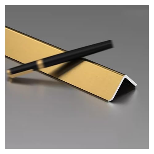 Protezione angolare per pareti, Möbel Edge Trims, PVC Kantenschutzstreifen, Selbstklebender Corner Edge Banding, Sicherheitskanten und Eckprotektoren(Gold,3.6x200cm/1.4x79in) von CRYSEU