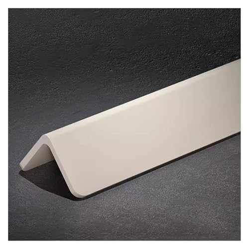 Protezione angolare per pareti, Pvc Corner Protection Strip, Wall Corner Protection Free Punching Prevent Collision Tile Edging Decoration(Beige, 2.5x80cm/1x31in) von CRYSEU