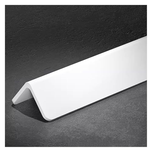 Protezione angolare per pareti, Pvc Corner Protection Strip, Wall Corner Protection Free Punching Prevent Collision Tile Edging Decoration(White,2.5x220cm/1x87in) von CRYSEU