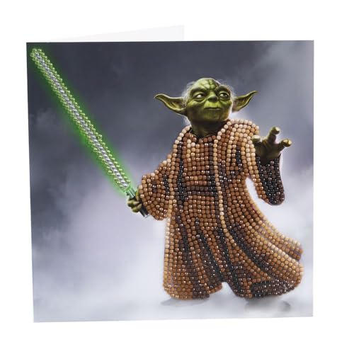 CRYSTAL ART Diamant-Malkarten-Set – 18 x 18 cm – Star Wars Yoda CRYSTAL ART Diamant-Malkarten-Set – 18 x 18 cm – Star Wars Yoda von CRYSTAL ART