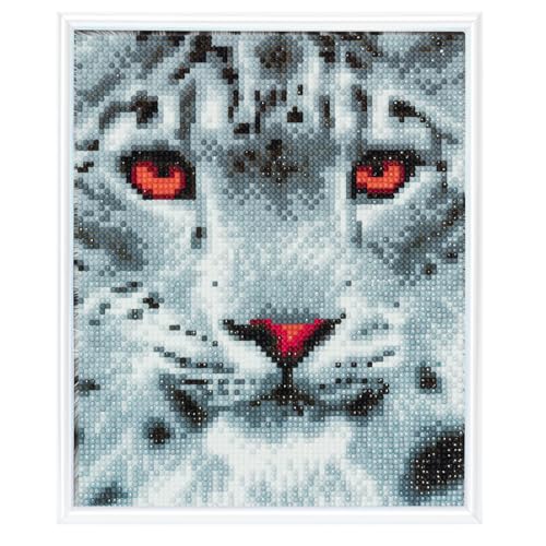 CRYSTAL ART Diamant-Stickerei, Komplettset – Leopardenmuster – Diamantmalerei für Kinder und Erwachsene – Malen nach Zahlen – Handarbeit und Freizeit – Kreation mit Metallrahmen 21 x 25 cm – Wandkunst CRYSTAL ART Diamant-Stickerei, Komplettset – Leopardenmuster – Diamantmalerei für Kinder und Erwachsene – Malen nach Zahlen – Handarbeit und Freizeit – Kreation mit Metallrahmen 21 x 25 cm – Wandkunst von CRYSTAL ART