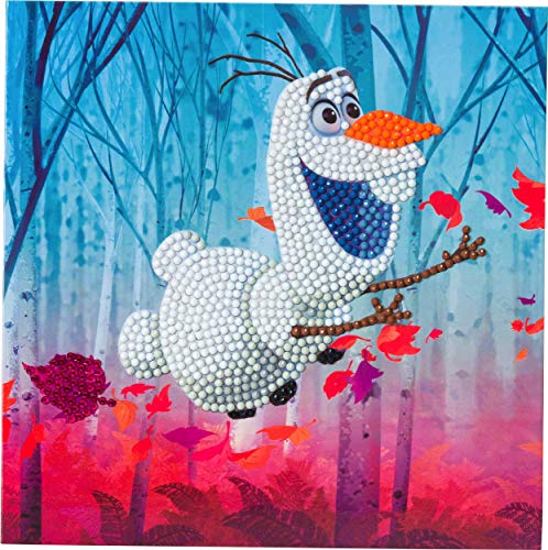 Craft Buddy Crystal Art CCK-DNY801 Floating Olaf, 18x18cm Crystal Art Card, Multi Craft Buddy Crystal Art CCK-DNY801 Floating Olaf, 18x18cm Crystal Art Card, Multi von CRYSTAL ART
