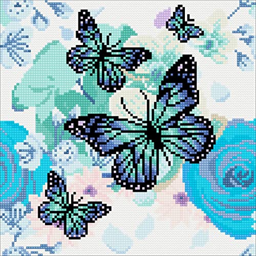 Crystal Art CAK-A75 Orchideen & Schmetterlinge, Kristallkunst 30x30cm Framed Kits, Multicolor Crystal Art CAK-A75 Orchideen & Schmetterlinge, Kristallkunst 30x30cm Framed Kits, Multicolor von CRYSTAL ART