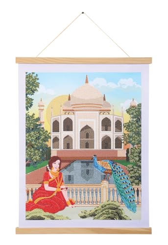 Crystal Art Diamond Painting – Taj Mahal Scroll-Set, 35 x 45 cm, für Kinder ab 8 Jahren Crystal Art Diamond Painting – Taj Mahal Scroll-Set, 35 x 45 cm, für Kinder ab 8 Jahren von CRYSTAL ART
