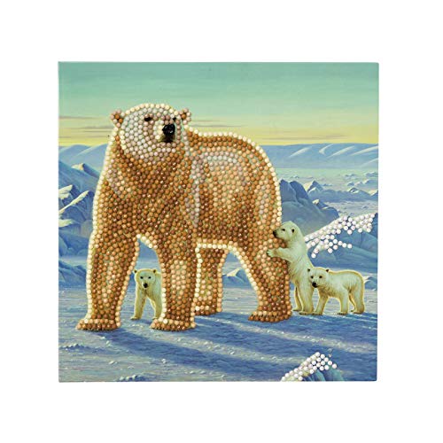 Crystal Art Polar Familie, Kristallkunstkarte Crystal Card Kits 18x18cm, Papier, Mulitcolor, 18x18 Crystal Art Polar Familie, Kristallkunstkarte Crystal Card Kits 18x18cm, Papier, Mulitcolor, 18x18 von CRYSTAL ART