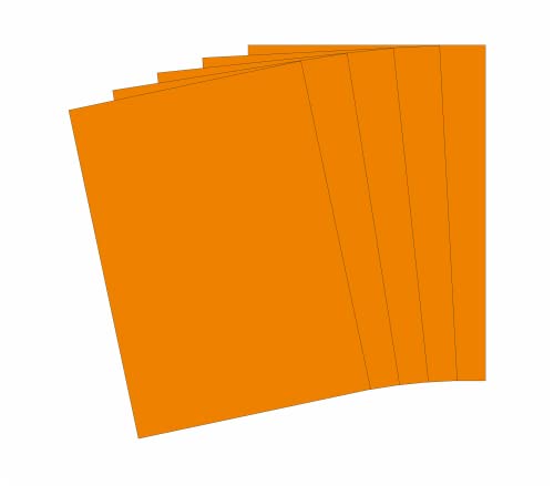20 Blatt Qualitätspapier/Farbpapier/Kopierpapier A4 HELLORANGE 160g/qm Coloraction von CS Webkontor