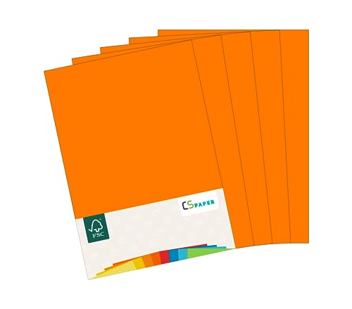 50 Blatt Qualitätspapier/Farbpapier/Kopierpapier A4 ORANGE 80g/qm Coloraction von CS Webkontor