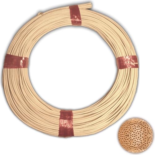 Peddigrohr Flechtmaterial Peddig natur Rotband Qualitätsprodukt verschiedene Stärken 125g Rolle (Ø 2,0 mm) von CSB-Center