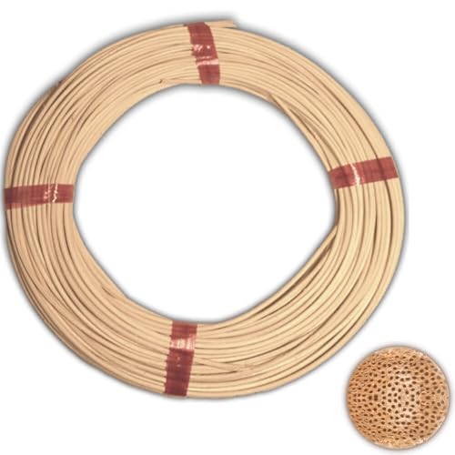 Peddigrohr Flechtmaterial Peddig natur Rotband Qualitätsprodukt verschiedene Stärken 125g Rolle (Ø 2,2 mm) von CSB-Center