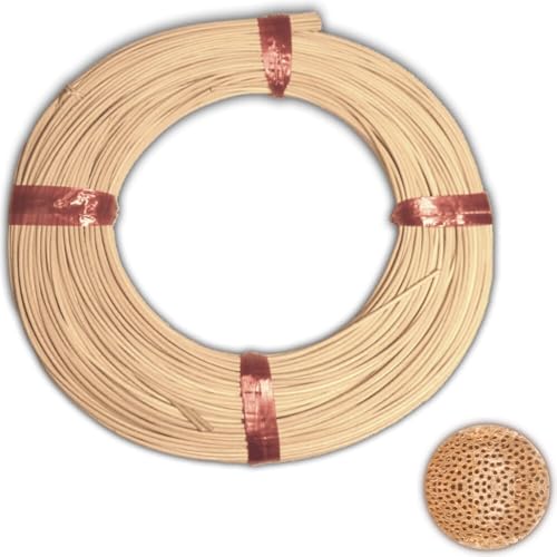 Peddigrohr Flechtmaterial Peddig natur Rotband Qualitätsprodukt verschiedene Stärken 125g Rolle (Ø 1,8 mm) von CSB-Center