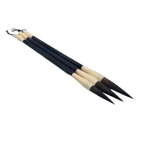 CSFFA 1PCS Lila Kaninchen Haar Chinesische Kalligraphie Pinsel Stift Holz Pol Kleine Regelmäßige Skript Schreiben Zeichnung Pinsel Schreibwaren(S) von CSFFA