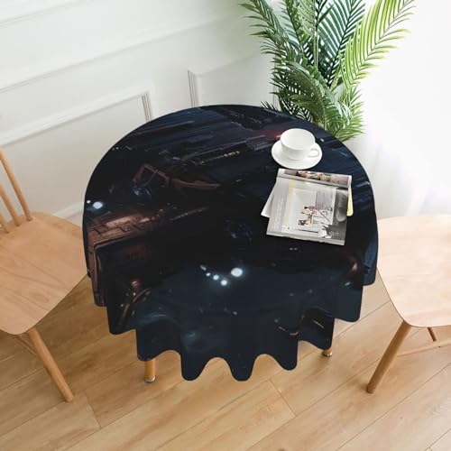 CSGJMYGS The Space Print Tischdecke, auslaufsicher, wasserfest, dekorative Stoff-Tischdecke für Zuhause, Küche, Innen- und Außenbereich, Esstisch, 152,4 cm CSGJMYGS The Space Print Tischdecke, auslaufsicher, wasserfest, dekorative Stoff-Tischdecke für Zuhause, Küche, Innen- und Außenbereich, Esstisch, 152,4 cm von CSGJMYGS