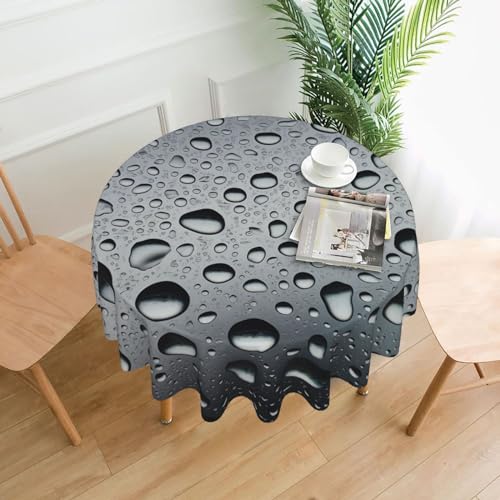 CSGJMYGS Tischdecke mit Nassglasdruck, auslaufsicher, wasserfest, dekorative Stoff-Tischdecke für Zuhause, Küche, Innen- und Außenbereich, Esstisch, 152,4 cm CSGJMYGS Tischdecke mit Nassglasdruck, auslaufsicher, wasserfest, dekorative Stoff-Tischdecke für Zuhause, Küche, Innen- und Außenbereich, Esstisch, 152,4 cm von CSGJMYGS