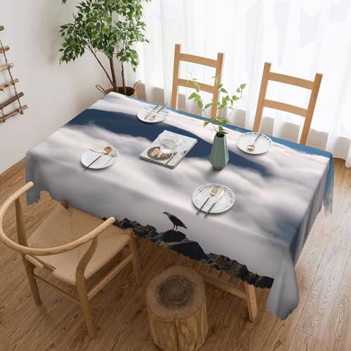 Csgjmygs Tischdecke mit Aufdruck "Soaring Above The Clouds", auslaufsicher, wasserfest, dekorative Stoff-Tischdecke für Zuhause, Küche, Innen- und Außenbereich, Esstisch, 137 x 183 cm Csgjmygs Tischdecke mit Aufdruck "Soaring Above The Clouds", auslaufsicher, wasserfest, dekorative Stoff-Tischdecke für Zuhause, Küche, Innen- und Außenbereich, Esstisch, 137 x 183 cm von CSGJMYGS