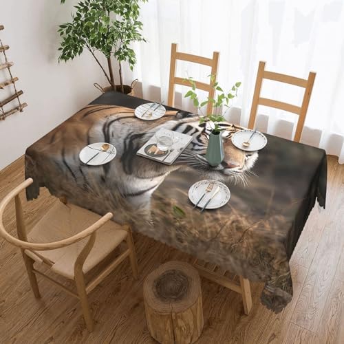 Csgjmygs Tischdecke mit Tiermotiven, auslaufsicher, wasserfest, dekorative Stoff-Tischdecke für Zuhause, Küche, Innen- und Außenbereich, Esstisch, 137 x 183 cm Csgjmygs Tischdecke mit Tiermotiven, auslaufsicher, wasserfest, dekorative Stoff-Tischdecke für Zuhause, Küche, Innen- und Außenbereich, Esstisch, 137 x 183 cm von CSGJMYGS