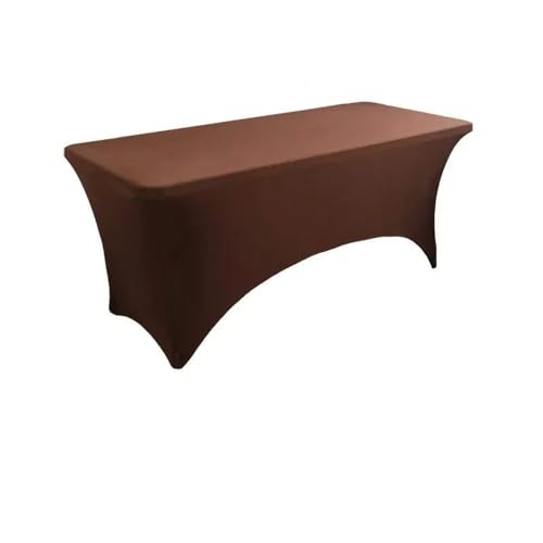 1 STÜCK Rechteckige Tischdecke Anlass Hochzeit Hotel Geburtstag Enge Passform Waschbar Küche Spandex Tischdecke Dekoration, braun, 6FT 183 * 76 * 76 cm 1 STÜCK Rechteckige Tischdecke Anlass Hochzeit Hotel Geburtstag Enge Passform Waschbar Küche Spandex Tischdecke Dekoration, braun, 6FT 183 * 76 * 76 cm von CSHWXY
