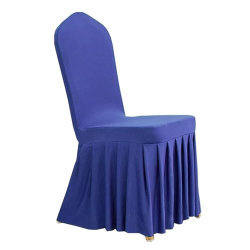 CSHWXY 1 Stück elastischer Spandex-Universal-Stuhlbezug, Rockstoff für Hotel, Zuhause, Hochzeit, Geburtstag, Party, Veranstaltung, Esszimmer, Sitzdekoration, Blau, 1 Stück CSHWXY 1 Stück elastischer Spandex-Universal-Stuhlbezug, Rockstoff für Hotel, Zuhause, Hochzeit, Geburtstag, Party, Veranstaltung, Esszimmer, Sitzdekoration, Blau, 1 Stück von CSHWXY