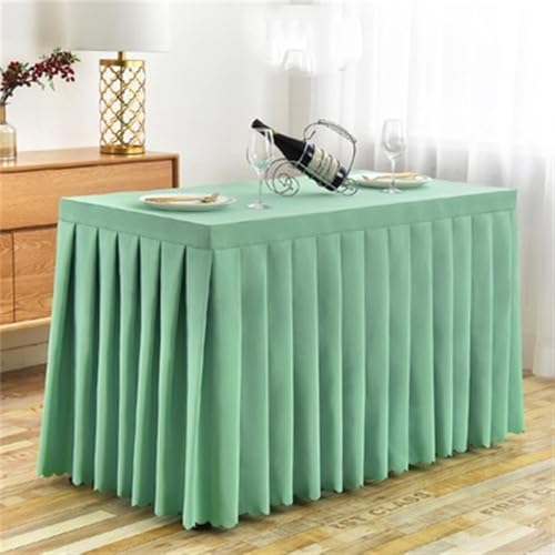 CSHWXY Tischhusse aus Polyester für Esszimmer, Hochzeit, Hotel, einfarbig, Verschiedene Größen optional, Hellgrün, 76 B x 152 L x 74 H cm CSHWXY Tischhusse aus Polyester für Esszimmer, Hochzeit, Hotel, einfarbig, Verschiedene Größen optional, Hellgrün, 76 B x 152 L x 74 H cm von CSHWXY