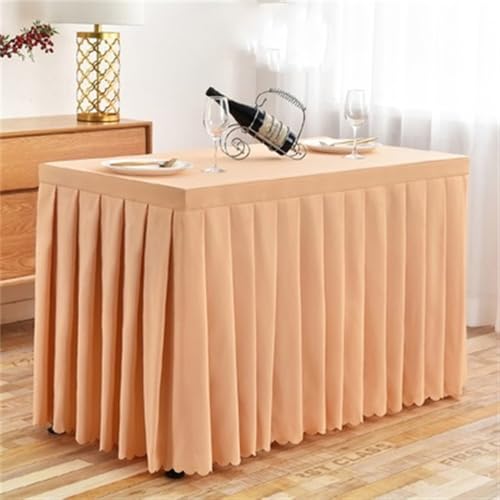 CSHWXY Tischhusse aus Polyester für Esszimmer, Hochzeit, Hotel, einfarbig, Verschiedene Größen optional, Hellkaffee, 76 B x 152 L x 74 H cm CSHWXY Tischhusse aus Polyester für Esszimmer, Hochzeit, Hotel, einfarbig, Verschiedene Größen optional, Hellkaffee, 76 B x 152 L x 74 H cm von CSHWXY