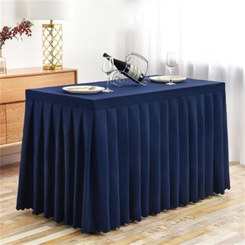 CSHWXY Tischhusse aus Polyester für Esszimmer, Hochzeit, Hotel, einfarbig, Verschiedene Größen optional, Marineblau, 76 B x 152 L x 74 H cm CSHWXY Tischhusse aus Polyester für Esszimmer, Hochzeit, Hotel, einfarbig, Verschiedene Größen optional, Marineblau, 76 B x 152 L x 74 H cm von CSHWXY