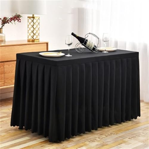 CSHWXY Tischhusse aus Polyester für Esszimmer, Hochzeit, Hotel, einfarbig, Verschiedene Größen optional, Schwarz, 76 B x 152 L x 74 H cm CSHWXY Tischhusse aus Polyester für Esszimmer, Hochzeit, Hotel, einfarbig, Verschiedene Größen optional, Schwarz, 76 B x 152 L x 74 H cm von CSHWXY
