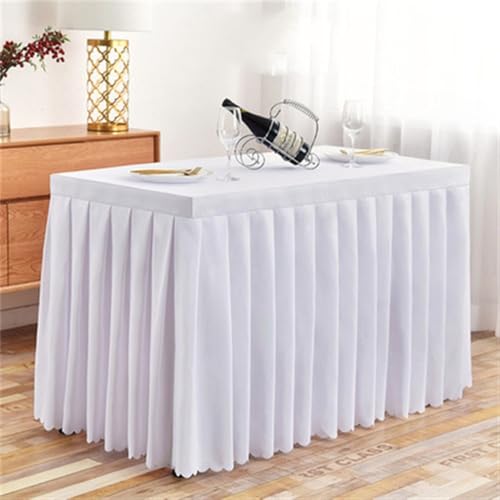 CSHWXY Tischhusse aus Polyester für Esszimmer, Hochzeit, Hotel, einfarbig, Verschiedene Größen optional, Weiß, 60 B x 183 L x 74 H cm CSHWXY Tischhusse aus Polyester für Esszimmer, Hochzeit, Hotel, einfarbig, Verschiedene Größen optional, Weiß, 60 B x 183 L x 74 H cm von CSHWXY
