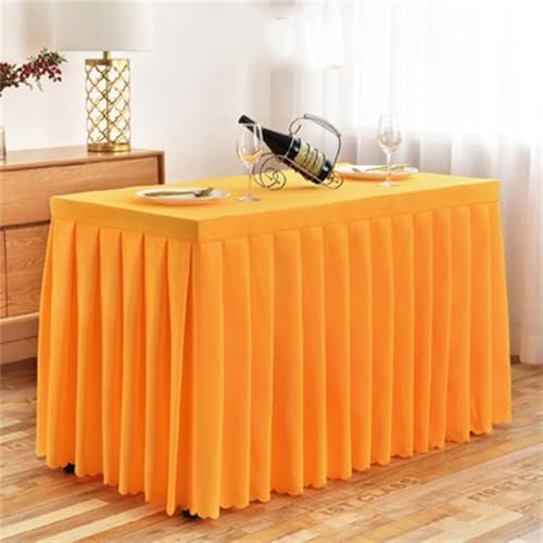 CSHWXY Tischhusse aus Polyester für Esszimmer, Hochzeit, Hotel, einfarbig, Verschiedene Größen optional, goldgelb, 60 x 120 x 74 cm CSHWXY Tischhusse aus Polyester für Esszimmer, Hochzeit, Hotel, einfarbig, Verschiedene Größen optional, goldgelb, 60 x 120 x 74 cm von CSHWXY