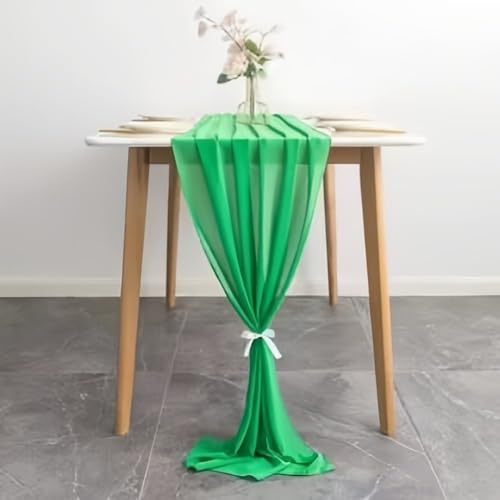 CSHWXY Tischläufer aus Chiffon-Gaze, 70 x 300 cm, Elfenbein/Gold, für beigefarbene, rustikale Hochzeiten, transparente Brautparty- und Geburtstagsfeierdekorationen, A5, 70 x 300 cm CSHWXY Tischläufer aus Chiffon-Gaze, 70 x 300 cm, Elfenbein/Gold, für beigefarbene, rustikale Hochzeiten, transparente Brautparty- und Geburtstagsfeierdekorationen, A5, 70 x 300 cm von CSHWXY