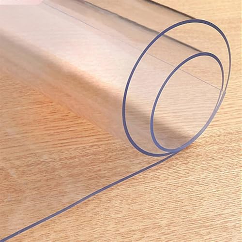 CSHWXY Transparenter PVC-Tischschutz, Kunststoff-Tischabdeckung, Schutz, Schreibtischschutz, Schreibtischunterlage, wasserdicht, transparent, 70 cm x 70 cm CSHWXY Transparenter PVC-Tischschutz, Kunststoff-Tischabdeckung, Schutz, Schreibtischschutz, Schreibtischunterlage, wasserdicht, transparent, 70 cm x 70 cm von CSHWXY