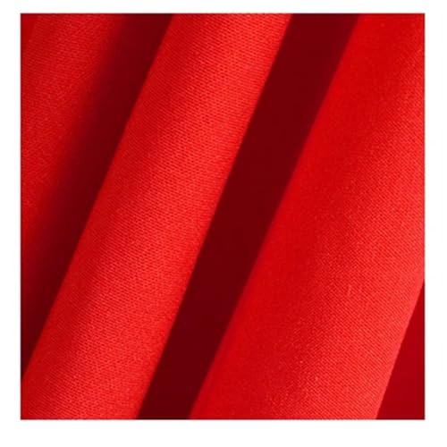 CSHWXY Weißer plissierter Tischrock, Hochzeitshintergrund, Vorhänge, Tischkleidung für Geburtstagsbankette, Bühne, Seidenrock, Eventparty, rot, H60 cm x L300 cm von CSHWXY