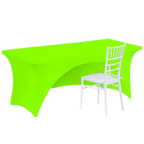Dreiseitige Tischdecke, Party-Dessert-Tischdecke, Esstisch-Dekoration, Mesa, Fluoreszierendes Grün, 183 x 76 x 76 cm Dreiseitige Tischdecke, Party-Dessert-Tischdecke, Esstisch-Dekoration, Mesa, Fluoreszierendes Grün, 183 x 76 x 76 cm von CSHWXY