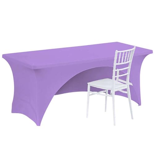Dreiseitige Tischdecke, Party-Dessert-Tischdecke, Esstisch-Dekoration, Mesa, Lila, 183 x 76 x 76 cm Dreiseitige Tischdecke, Party-Dessert-Tischdecke, Esstisch-Dekoration, Mesa, Lila, 183 x 76 x 76 cm von CSHWXY