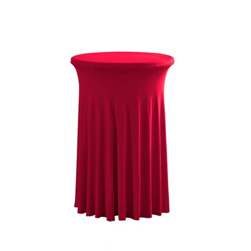 Hochwertige elastische Tischdecke für Bartheken und Cocktailtische, runde Tischdecke, rot, 60 x 110 cm Hochwertige elastische Tischdecke für Bartheken und Cocktailtische, runde Tischdecke, rot, 60 x 110 cm von CSHWXY