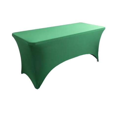 Hochzeitsdekoration Tischdecken Farbige Tischdecke Elastisches Bankett Langer Tisch Rechteckig Hotel Geburtstagsfeier Tagungsraum, Armeegrün, 4FT 122x60x76cm Größe von CSHWXY