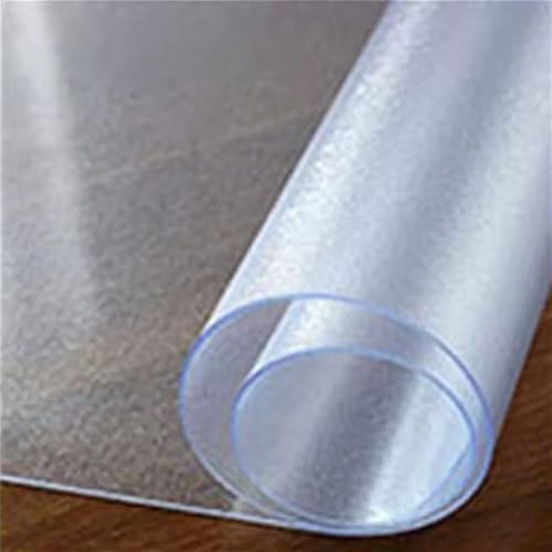 PVC-Tischset, Glas, weiche Stoff-Tischdecke, transparent, wasserdicht, Teppiche und Läufer für das Wohnzimmer zu Hause, Tischdeckendicke optional, Matt 3,0 mm, 70 x 70 cm PVC-Tischset, Glas, weiche Stoff-Tischdecke, transparent, wasserdicht, Teppiche und Läufer für das Wohnzimmer zu Hause, Tischdeckendicke optional, Matt 3,0 mm, 70 x 70 cm von CSHWXY